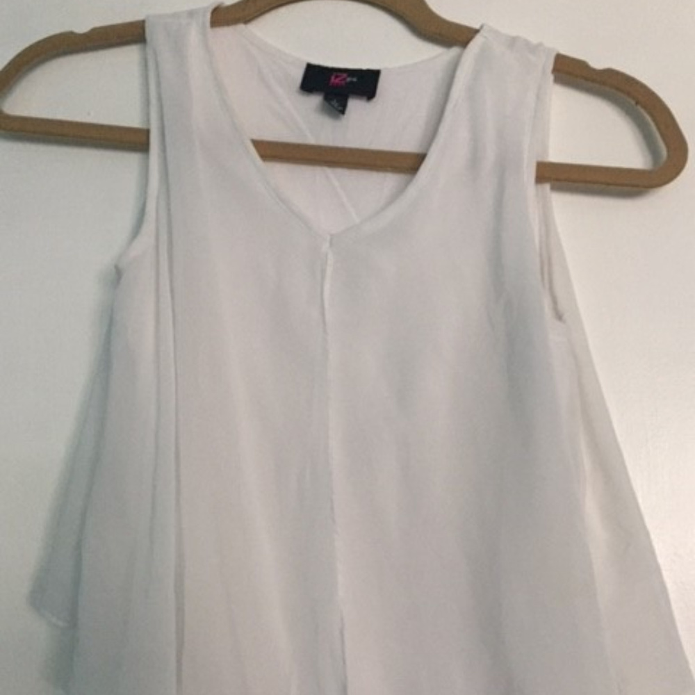IZ Girl (Byer) floaty white tank, size L (14)